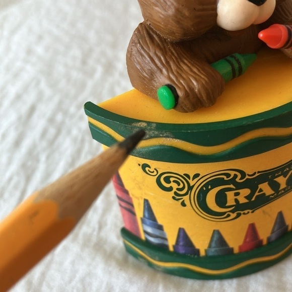 Crayola Crayons: Bear On Drum- Christmas Tree Ornament- Binney & Smith- 1992 - Picture 12 of 12